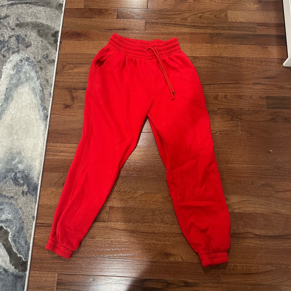 Red Jogger Pants